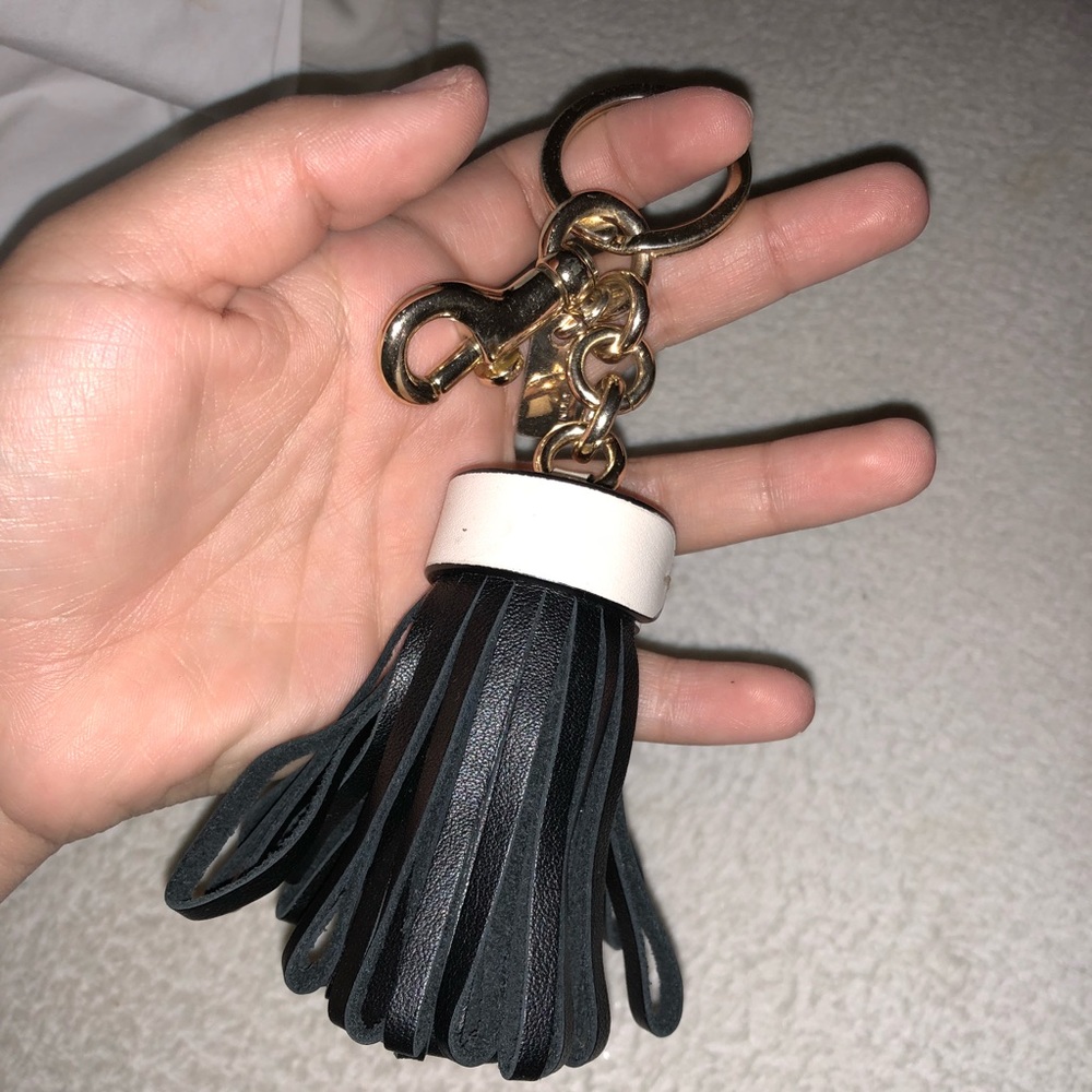 COACH leather key chain